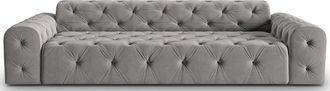 BLOOMINGLOFT 4-Sitzer Design Sofa Artemis Samtbezug