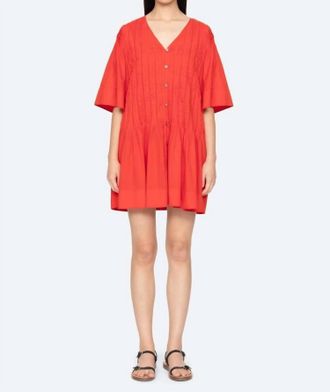 Sea New York Alberte Mini Dress In Red