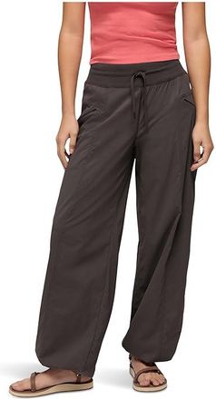 Prana Koen Wide Leg Pants Womens Clothing Basalt : MD (Womens 8-10) 33, Elastane/Nylon/Polyester