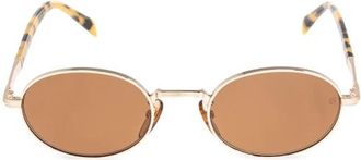 Eyewear by David Beckham Ovale Zonnebril - Heren - Zonnebrillen - Geel - ONE Size - Accessoires