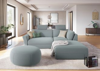 Sit&more Ecksofa »Cadabra L-Form« Breite 243 cm, inklusive Sitztiefenverstellung