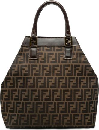 Fendi Pre-owned Fendi Zucca Canvas Tote Ladies 88H3FD7TD9WG66QD