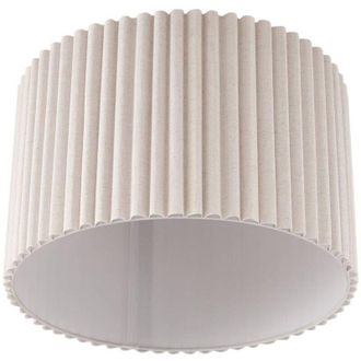 Lindby Lindby Lámpara de techo Libbie en Blanco Textura, Tela, Tejido, Seda