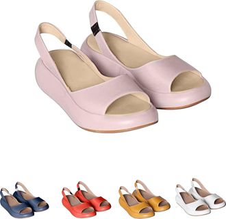 Generic Sandals, Sandals for Women, Womens Ultra-Comfy Casual Flat Orthotic Sandal,Suitable for All Foot Shapes (pink,10)