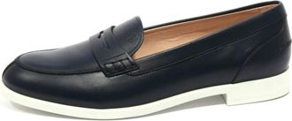 Tod's Italiaanse Loafer Schoenen Gomma VK Mocassino - Dames - Loafers - Blauw - 35 EU - Schoenen