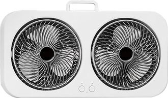 OEM Ventilador De Ventana Digital De Doble Ventilador, Modelo 2026, Para Escritorio, Recargable Por Usb, Circulador De Aire Silencioso, Ideal Para El Hoga