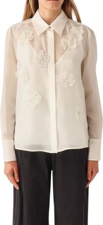 Max Mara Mujer, Blusas y Camisas, Blanco, Talla: M