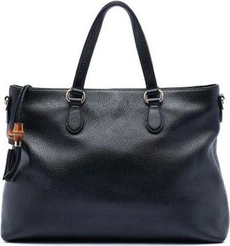 Gucci Pre-owned Handbags, female, Black, Size: ONE SIZE Pre-owned Vintage Handbag