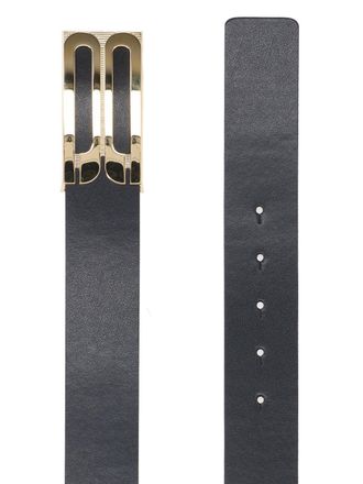 Victoria Beckham Womens Belts Black Leather