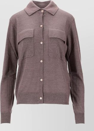 Parosh cashmere wool silk cardigan