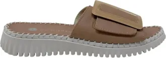 Eric Michael Womens Darla Slide Sandals In Nude