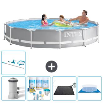 Intex Piscina Prism Frame Redonda - 366x76 Cm - 8-piezas S21063