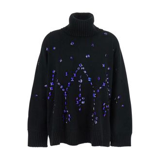 Alberta Ferretti Dames, Truien, Zwart, Maat: M Zijde