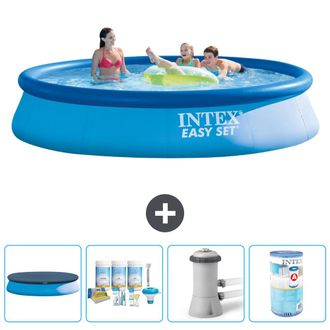 Intex Piscina Easy Set Redonda - 396x84 Cm - 7-piezas S30671
