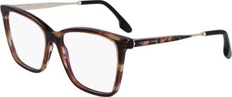 Victoria Beckham Brown Acetate Glasses Womens (Frames)