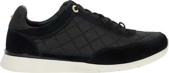 Dune London Everglow su&egrave;de sportschoenen voor dames (Zwart)