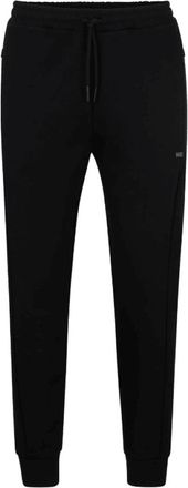 HUGO BOSS Mens Hadiko 1 Thick Cotton Track Pants Joggers, Black