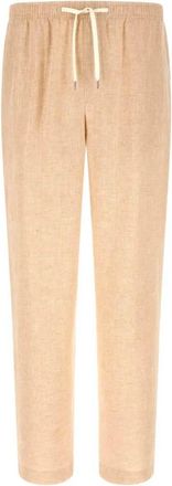 Cellar Door Light Beige Drawstring Trousers