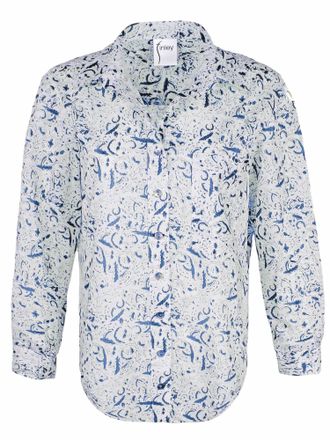 Finley Andie Shirt Blue Scroll