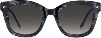 Carolina Herrera HER 0407/G/S Asian Fit GBY/9O Womens Sunglasses Black Size 51