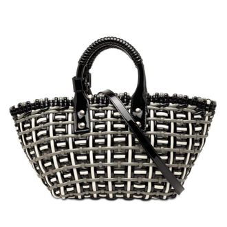 Balenciaga Pre-owned Balenciaga Faux Leather Bistro Basket Bag XS Ladies EWFS2MVRJLQXURUE