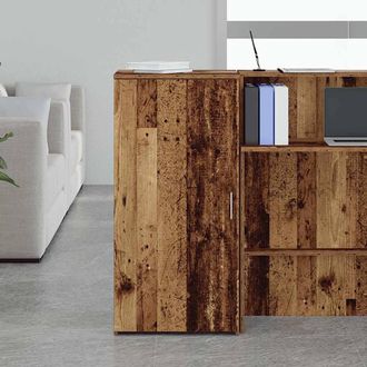 Berkfield Home Storage Cabinet Old Wood 50x45x103.5 cm Engineered Wood in Brown