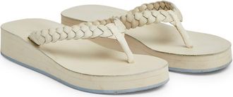 Hari Mari Alta Genuine Shearling Lined Slipppers in Ecru at Nordstrom, Size 11