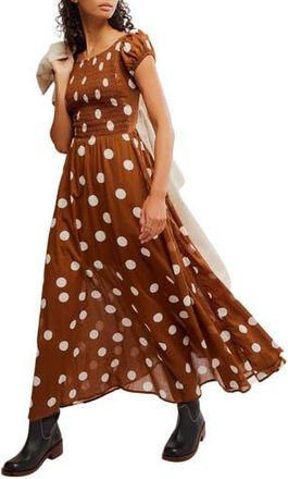 Free People Ultraviolet Maxi Dress in Oak Combo at Nordstrom Rack, Size X-Small