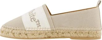 Off-white Loafer - Dames Bookish Espadrille Beige/Wit - Gr. 38 (EU) - in Beige - für Damen