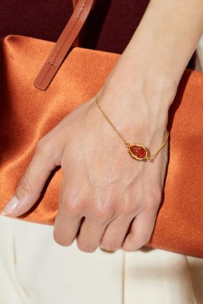 Jil Sander Bracelet With Pendant, Womens, Gold