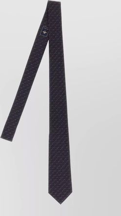 Gucci slim tie gg jacquard silk pattern