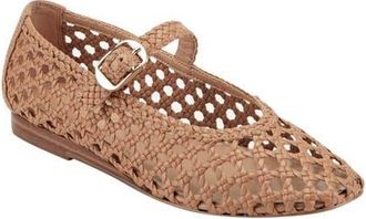 Marc Fisher Evonna Mary Jane Flat in Medium Natural at Nordstrom, Size 8.5