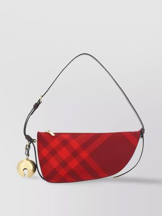 Burberry shield mini leather shoulder bag