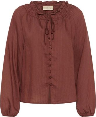 Cream Blouses - Dames - Blouses - Bruin - XS - Overhemden