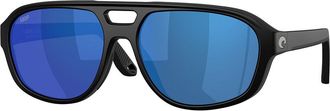 Costa 6S9133 Street Heat Polarized 913303 Mens Sunglasses Black Size 55