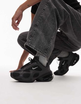 Nike Air Max Muse - Sneakers nere e riflettenti-Nero