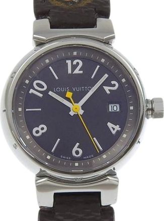 Louis Vuitton Pre-owned Watches, female, Blue, Size: ONE SIZE Pre-owned Stainless Steel watches