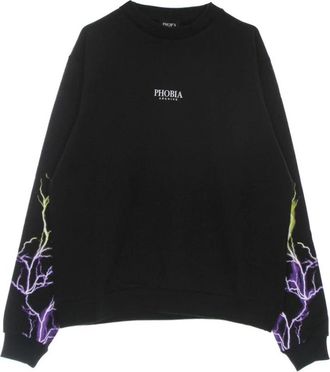 Phobia Archive Lightning Crewneck - Heren - Sweatshirts - Zwart - XL - Katoen - Hoodies & sweatvesten