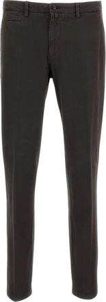 BRIGLIA 1949 Slim-fit Broeken - Heren - Slim Fit Broeken - Bruin - S - Katoen - Broeken
