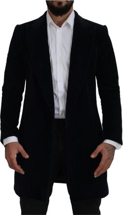 Dolce & Gabbana Blazers - Heren - Blazers - Zwart - S - Katoen - Jassen