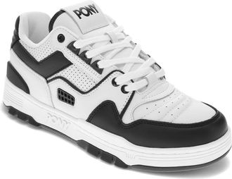 Pony Mens M100 Low Genuine Leather Premium Lace Up Athletic Sneaker Shoe