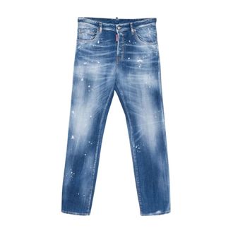 Dsquared2 Heren, Jeans, Blauw, Maat: S