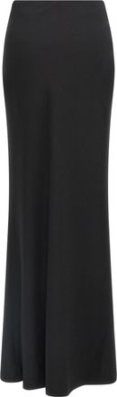 Alessandra Rich Womens Black Virgin Wool Mini Skirt
