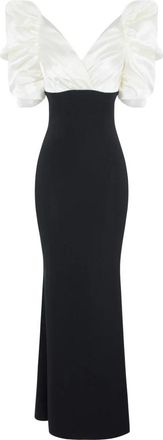 Elisabetta Franchi Red Carpet Jurk - Dames - Avondkleed - Zwart - L - Kleedjes