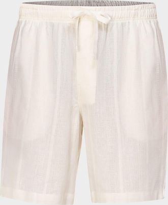 Majestic International Men & apos;s Summer Woven Stripe Lounge Shorts