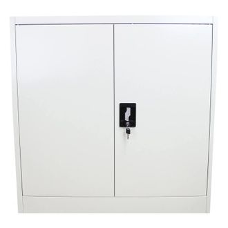 MonsterShop Metal Filing Cabinet 90cm in Grey