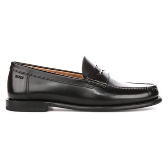 HUGO BOSS Tevan Moccasin Loafers - male - Hugo - Loafers - Black - 9 UK - Shoes