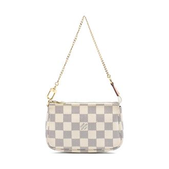 Louis Vuitton Pre-owned Handbags, female, White, Size: ONE SIZE Pre-owned Chain Shoulder Bag