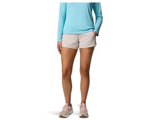 Columbia PFG Castbacktm Shorts Womens Shorts Dark Stone/Black : 2XL 6, Elastane/Polyester