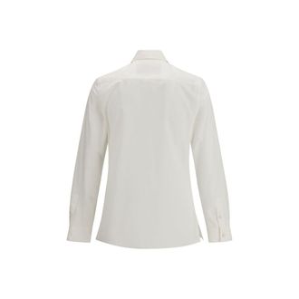 Valentino Mens White Cotton Dress Shirt